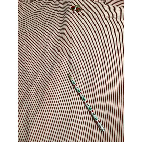 Vintage Mili Designs Stripe Button Down Christmas Shirt Size: XL - Picture 11 of 11